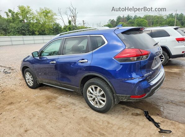 5N1AT2MV9HC743405 2017 NISSAN ROGUE Blue Tył lewy