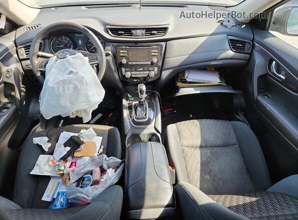 5N1AT2MV9HC776971 2017 NISSAN ROGUE Угольный Вид панели приборов