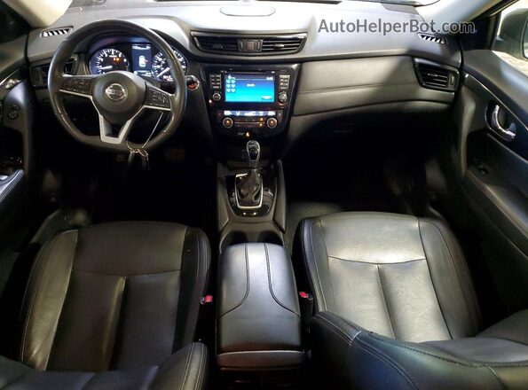 5N1AT2MV9HC779952 2017 NISSAN ROGUE Белый Вид панели приборов