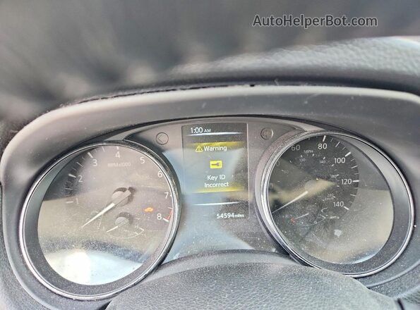 5N1AT2MV9HC796878 2017 NISSAN ROGUE Белый Вид щитка приборов