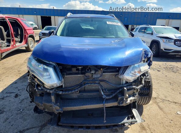5N1AT2MV9HC797996 2017 NISSAN ROGUE Blue Vista frontal