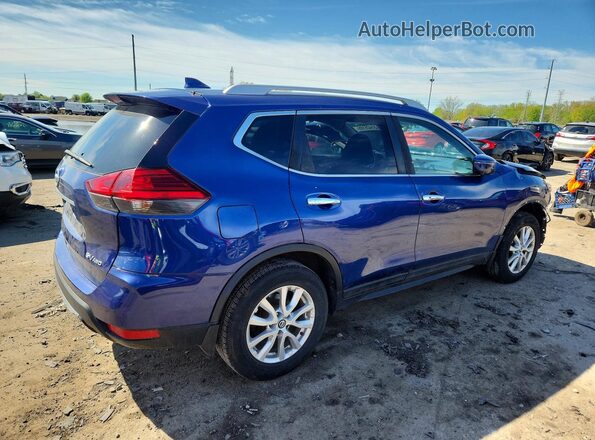 5N1AT2MV9HC797996 2017 NISSAN ROGUE Blue Trasero derecho
