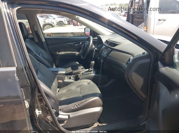 5N1AT2MV9HC879890 2017 NISSAN ROGUE Black Вид салону спереду