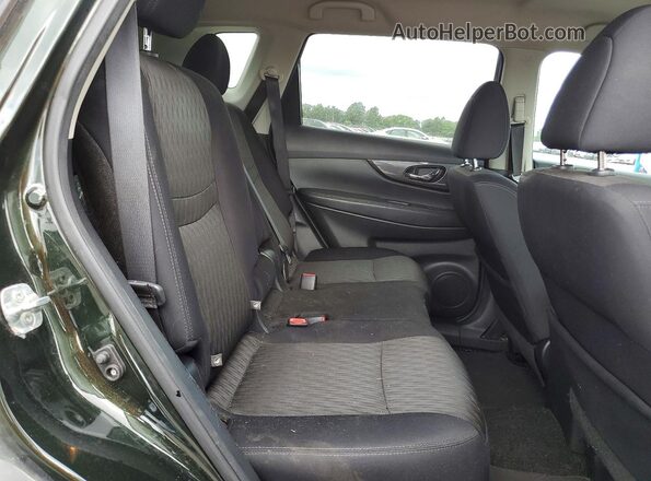 5N1AT2MV9JC704626 2018 NISSAN ROGUE Green Widok wnętrza z tyłu