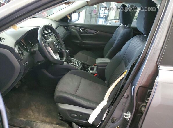 5N1AT2MV9JC760341 2018 NISSAN ROGUE Gray Front interior view