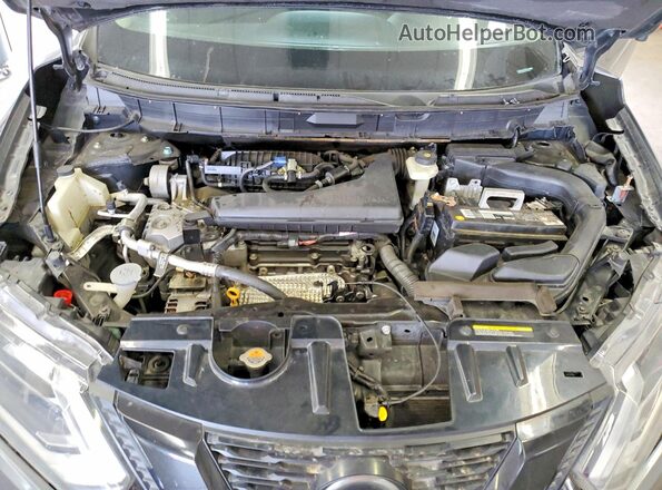 5N1AT2MV9JC760341 2018 NISSAN ROGUE Gray Engine compartment view