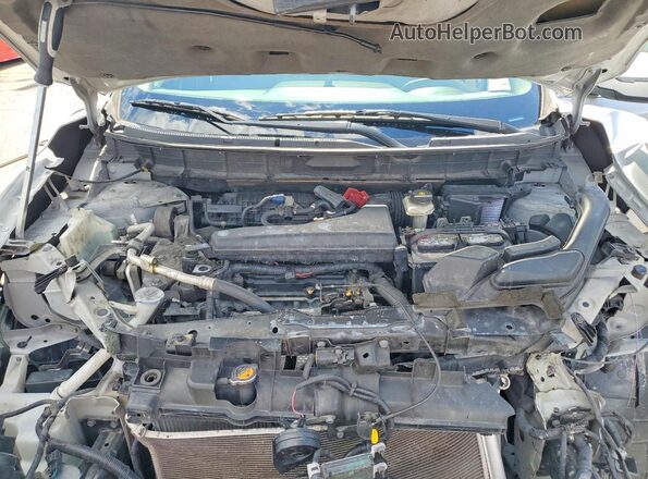 5N1AT2MV9JC769833 2018 NISSAN ROGUE Silver Շարժիչի բաժամունքի տեսք