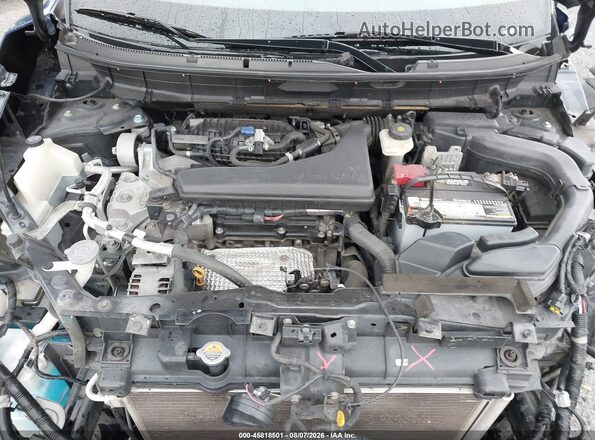 5N1AT2MV9JC787233 2018 NISSAN ROGUE Blue Widok naklejki z numerem VIN