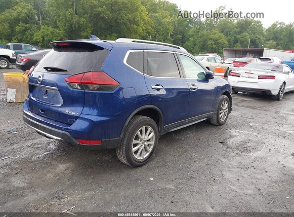 5N1AT2MV9JC787233 2018 NISSAN ROGUE Blue Tył prawy