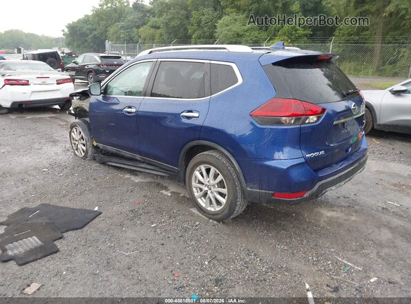 5N1AT2MV9JC787233 2018 NISSAN ROGUE Blue Tył lewy