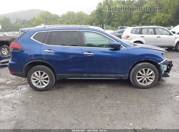 5N1AT2MV9JC787233 2018 NISSAN ROGUE Blue Widok zestawu wskaźników