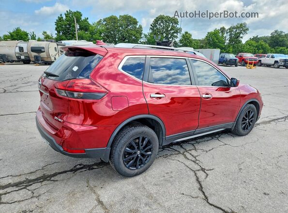 5N1AT2MV9JC826225 2018 NISSAN ROGUE Red Tył prawy