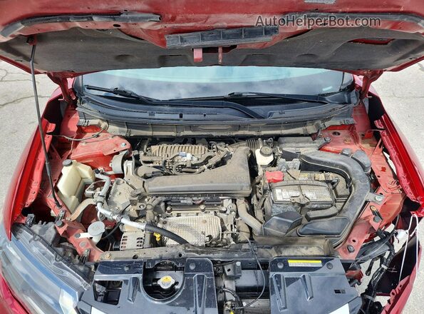 5N1AT2MV9JC826225 2018 NISSAN ROGUE Red Widok komory silnika
