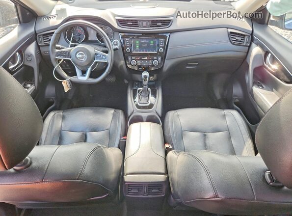 5N1AT2MV9KC762981 2019 NISSAN ROGUE Gray Widok deski rozdzielczej