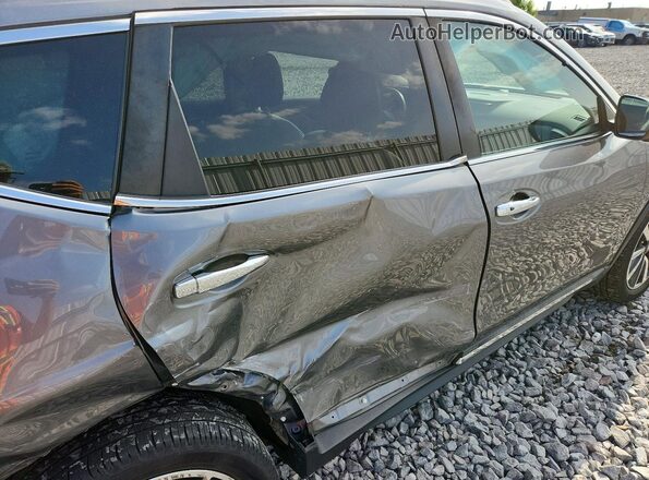 5N1AT2MV9KC762981 2019 NISSAN ROGUE Gray Widok tylnych siedzeń