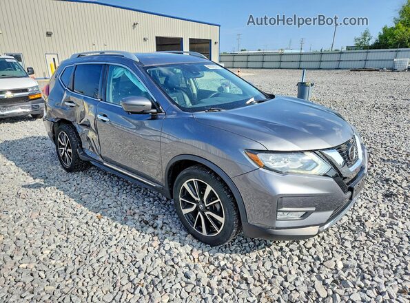 5N1AT2MV9KC762981 2019 NISSAN ROGUE Gray Przód prawy
