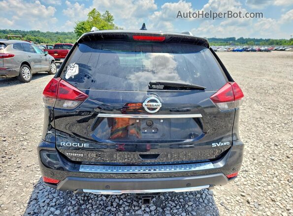 5N1AT2MV9KC770756 2019 NISSAN ROGUE Black უკანა ხედი