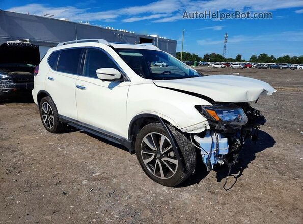 5N1AT2MV9KC811791 2019 NISSAN ROGUE Белый Передняя правая четверть