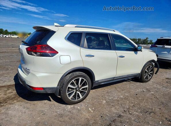 5N1AT2MV9KC811791 2019 NISSAN ROGUE Белый Задняя правая четверть