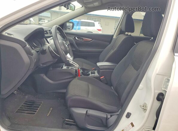 5N1AT2MV9KC813718 2019 NISSAN ROGUE White Widok wnętrza z przodu