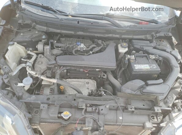 5N1AT2MV9KC831121 2019 NISSAN ROGUE Black ძრავის განყოფილების ხედი