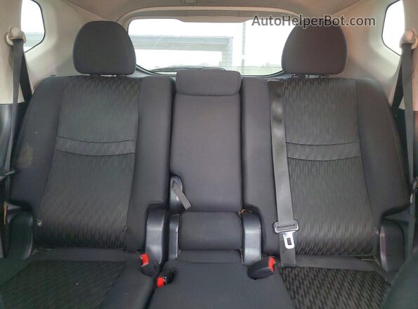 5N1AT2MV9KC831121 2019 NISSAN ROGUE Black უკანა სავარძლების ხედი