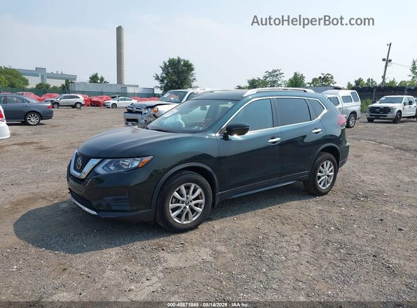 5N1AT2MV9KC841583 2019 NISSAN ROGUE Green წინა მარცხენა ხედი სამი მეოთხედიდან