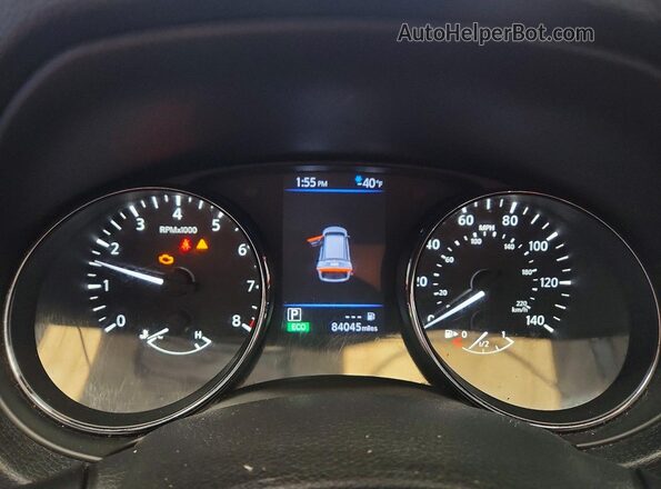 5N1AT2MV9LC709179 2020 NISSAN ROGUE Серебряный Вид щитка приборов