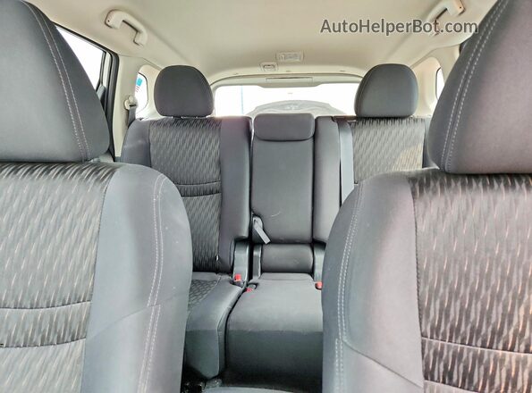 5N1AT2MV9LC733157 2020 NISSAN ROGUE Silver უკანა სავარძლების ხედი