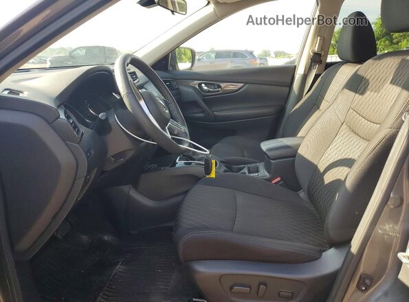 5N1AT2MV9LC756101 2020 NISSAN ROGUE Charcoal Front interior view