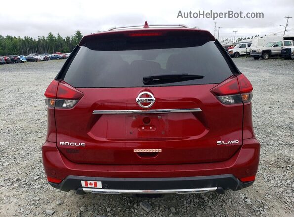 5N1AT2MV9LC773657 2020 NISSAN ROGUE Red Vista trasera