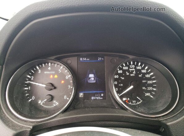 5N1AT2MV9LC773657 2020 NISSAN ROGUE Red Vista del cuadro de instrumentos