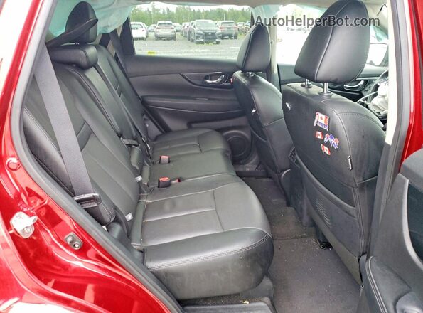 5N1AT2MV9LC773657 2020 NISSAN ROGUE Red Vista de los asientos traseros