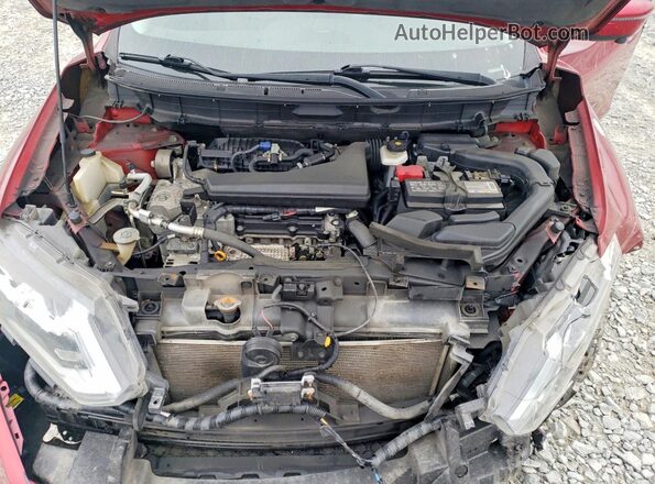5N1AT2MV9LC773657 2020 NISSAN ROGUE Red Vista interior trasera