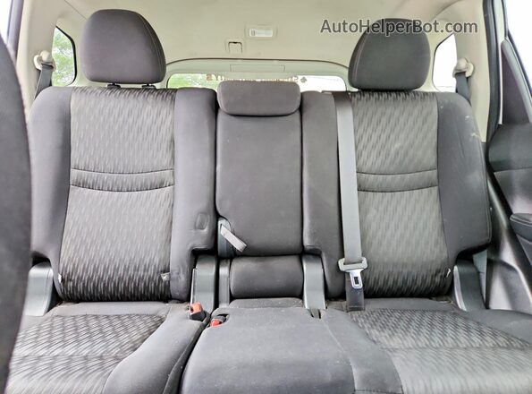 5N1AT2MV9LC812487 2020 NISSAN ROGUE White Հետևի նստատեղերի տեսք