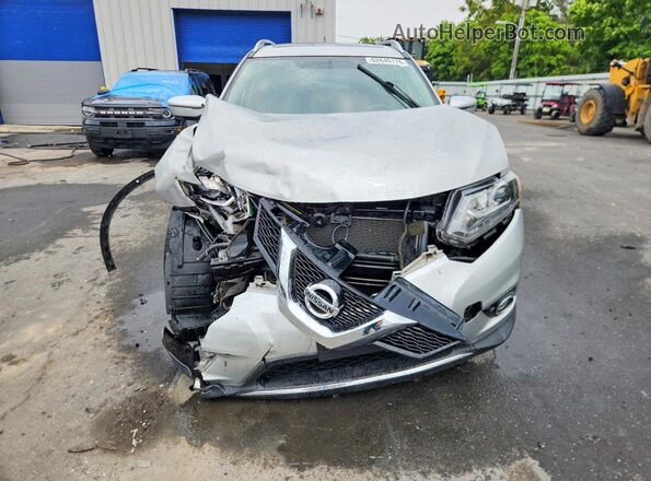 5N1AT2MVXGC750605 2016 NISSAN ROGUE Silver Widok z przodu