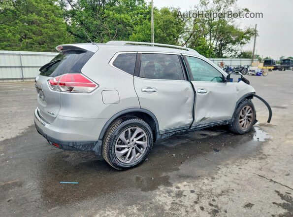 5N1AT2MVXGC750605 2016 NISSAN ROGUE Silver Tył prawy
