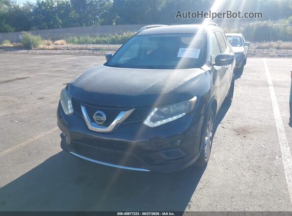 5N1AT2MVXGC752788 2016 NISSAN ROGUE Black წინა ხედი