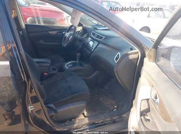 5N1AT2MVXGC752788 2016 NISSAN ROGUE Black წინა სალონის ხედი