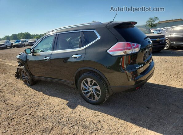 5N1AT2MVXGC797889 2016 NISSAN ROGUE Black Trasero izquierdo