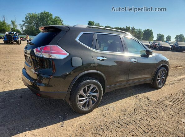 5N1AT2MVXGC797889 2016 NISSAN ROGUE Black Trasero derecho