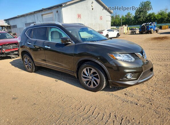 5N1AT2MVXGC797889 2016 NISSAN ROGUE Black Delantero derecho