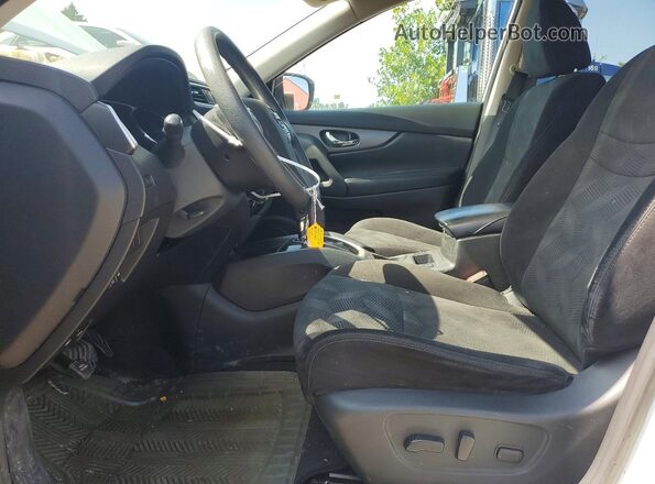 5N1AT2MVXGC804307 2016 NISSAN ROGUE White Widok wnętrza z przodu