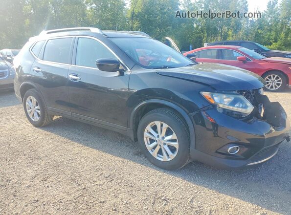 5N1AT2MVXGC838084 2016 NISSAN ROGUE Black Передня права чверть