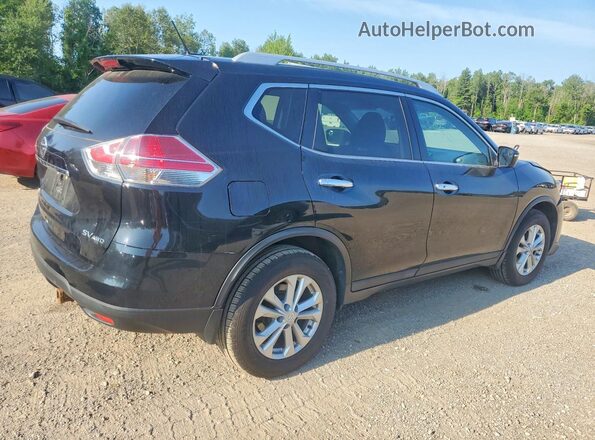 5N1AT2MVXGC838084 2016 NISSAN ROGUE Black Задня права чверть