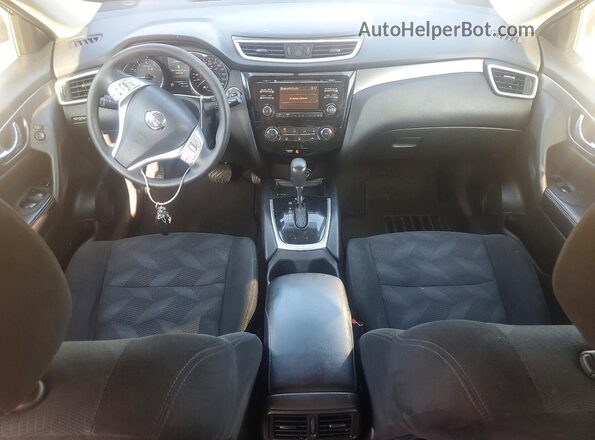 5N1AT2MVXGC838084 2016 NISSAN ROGUE Black Вид панелі приладів