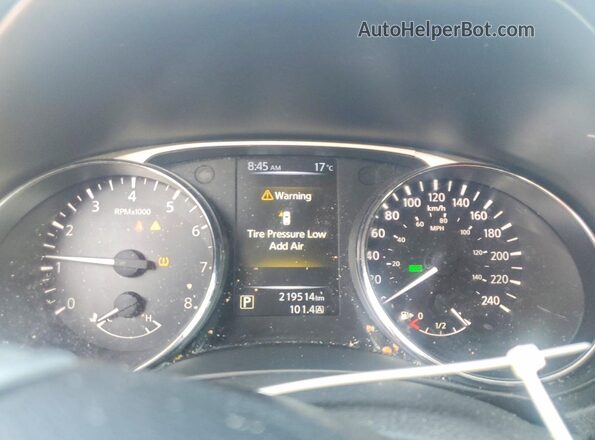 5N1AT2MVXGC838084 2016 NISSAN ROGUE Black Вид щитка приладів