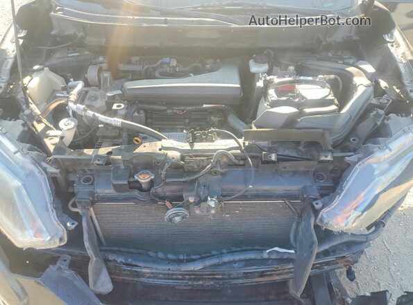 5N1AT2MVXGC838084 2016 NISSAN ROGUE Black Вид підкапотного простору