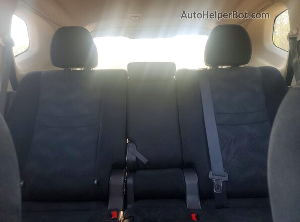 5N1AT2MVXGC838084 2016 NISSAN ROGUE Black Вид задніх сидінь