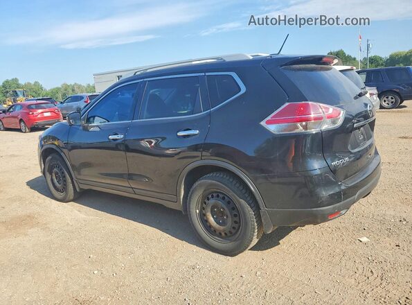 5N1AT2MVXGC841048 2016 NISSAN ROGUE Black Задня ліва чверть